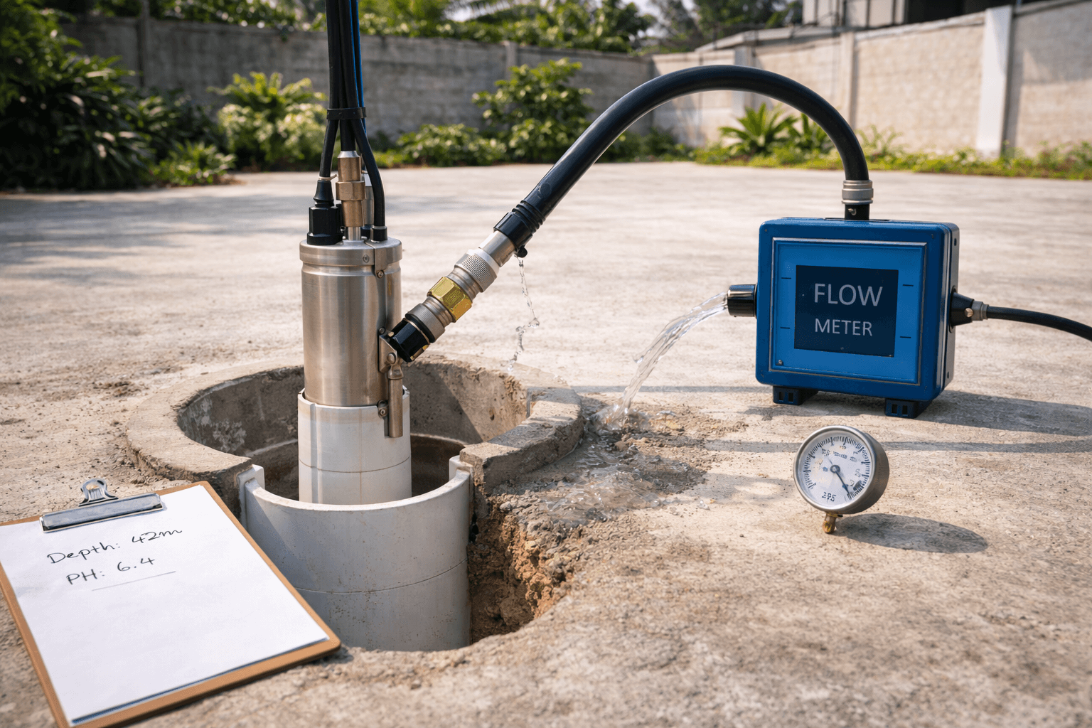 Test pumping — Surulere