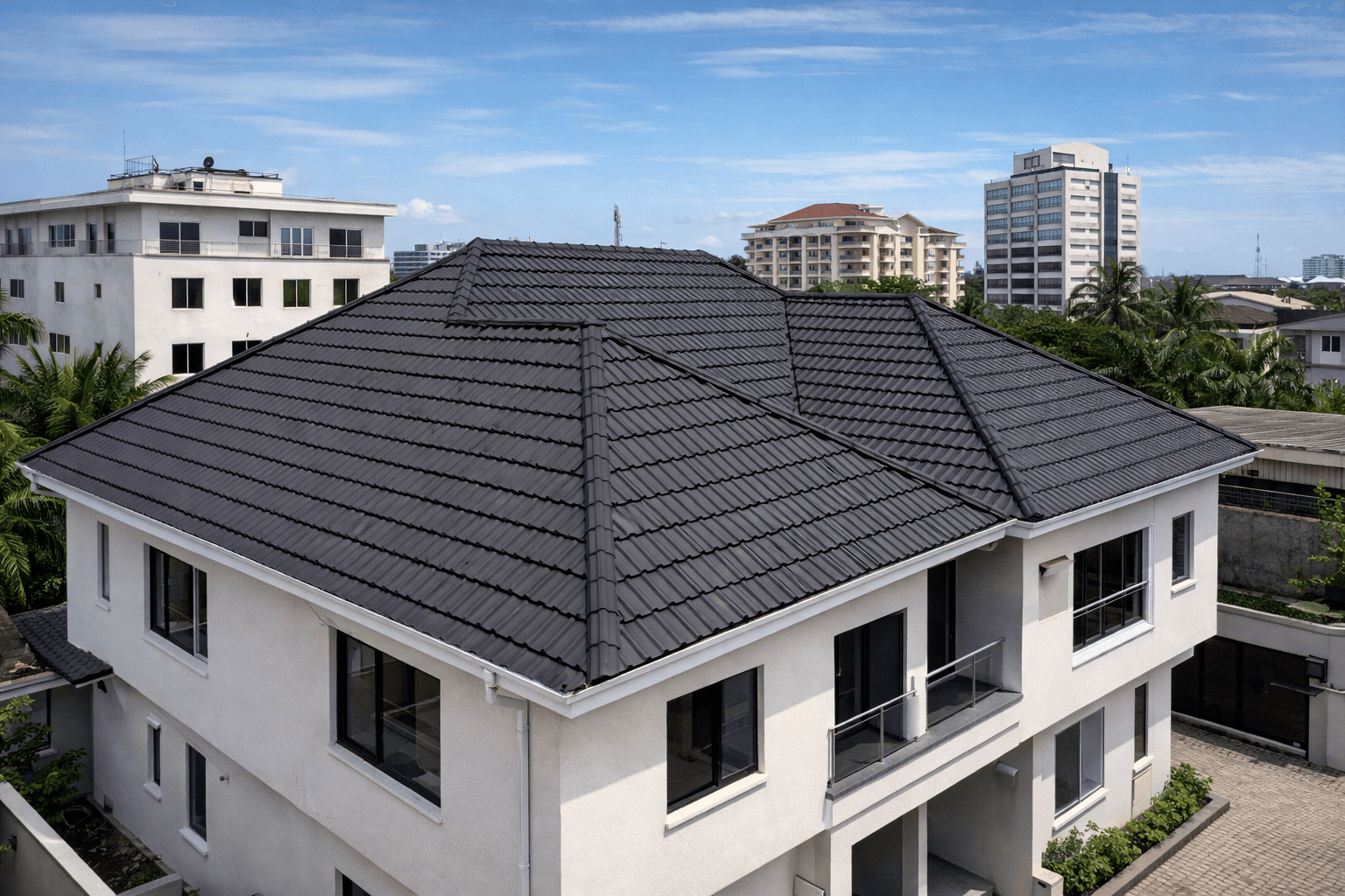 Concrete tile install - VI