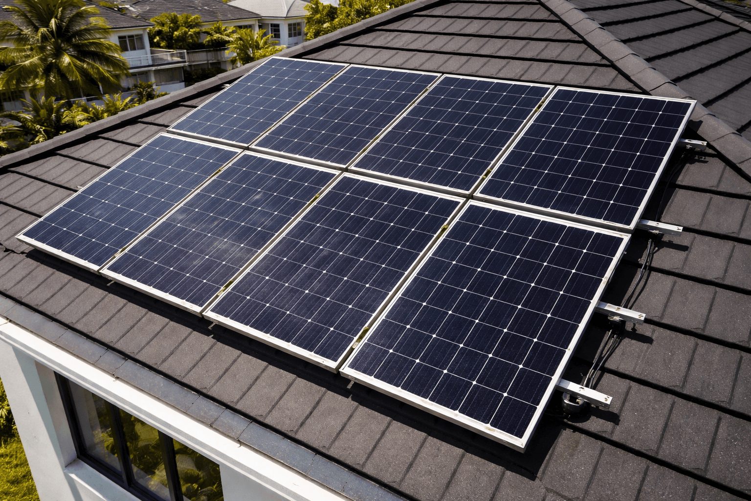 Rooftop install — Lekki duplex